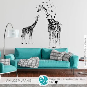 Vinilo Decorativo Elefante y Conejo | Vinilos Muranis Chile