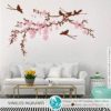 Vinilo Decorativo Rama de Cerezos y Aves | Vinilos Muranis Chile