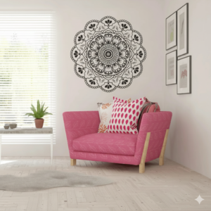 VVinilo Decorativo Mandala de Encaje Zen | Vinilos Muranis Chile