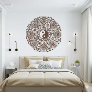 Vinilo Decorativo Mandala Yin Yang | Vinilos Muranis Chile