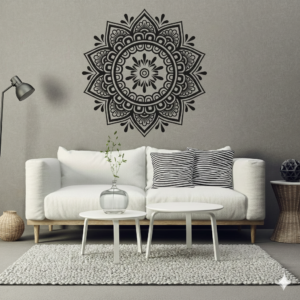 Vinilo Decorativo Mandala Impacto Floral | Vinilos Muranis Chile