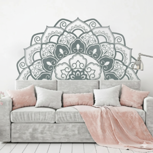 Vinilo Decorativo Media Mandala Cabecero | Vinilos Muranis Chile
