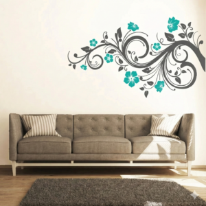 Vinilo decorativo Floral Bicolor(1) Vinilo decorativo Floral Bicolor
