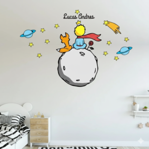 Vinilo Decorativo El Principito Colores