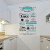 Vinilo Decorativo cocina "RECETA DE NUESTRA FAMILIA