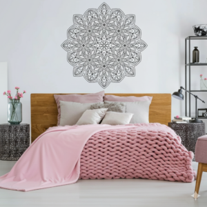 Vinilo Decorativo Mandala Geométrico Simétrico | Vinilos Muranis Chile