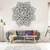 Vinilo Decorativo Mandala OM en Contorno | Vinilos Muranis Chile