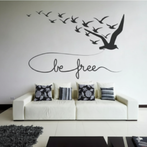 Vinilo decorativo aves libres Vinilo decorativo aves libres