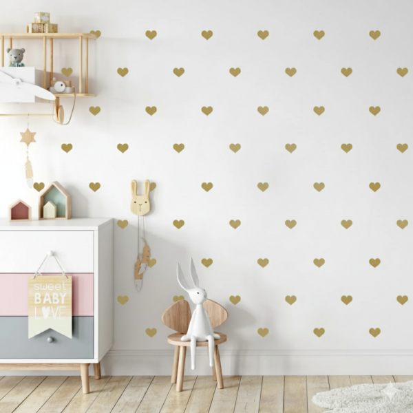 Set de Corazones en Vinilo Decorativo