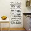 Vinilo Decorativo Cocina Reglas de la Cocina | Vinilos Muranis Chile