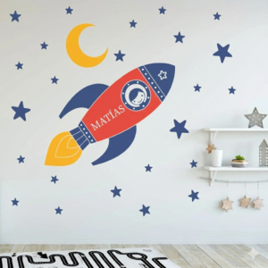 Vinilo decorativo cohete espacial Vinilo Decorativo Cohete Espacial | Vinilos Muranis Chile