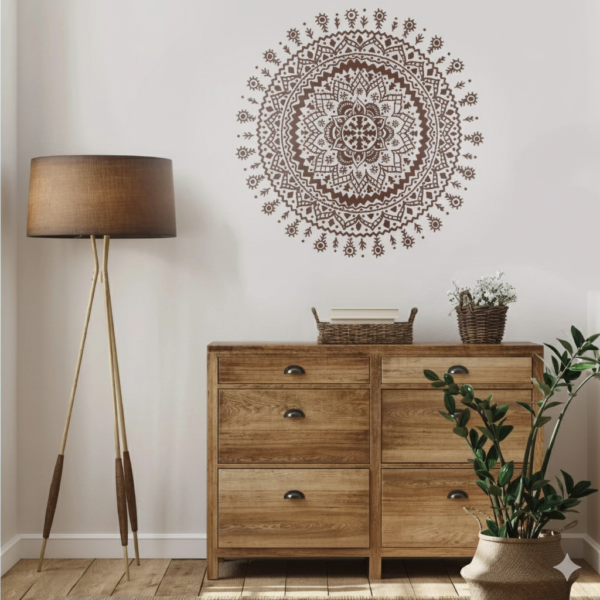 Vinilo Decorativo Mandala Sol y Energía | Vinilos Muranis Chile