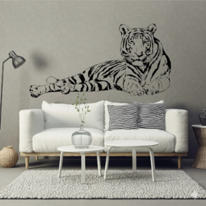 Vinilo decorativo tigre majestuoso Vinilo decorativo tigre majestuoso