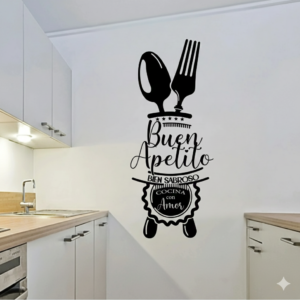 Vinilo Decorativo Cocina Buen Apetito | Vinilos Muranis Chile
