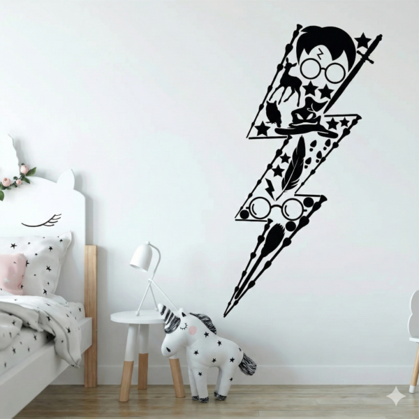 Vinilo decorativo Harry Potter rayo