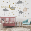 Vinilo Decorativo Osito en la Luna | Vinilos Muranis Chile