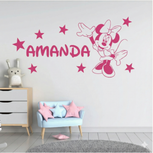 Vinilo decorativo MINNIE SALUDANDO Vinilo decorativo MINNIE SALUDANDO