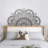 Vinilo Decorativo Media Mandala Cabecero Intrincado | Vinilos Muranis Chile