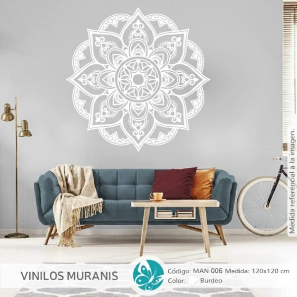 Vinilo Decorativo Mandala Energía | Vinilos Muranis Chile
