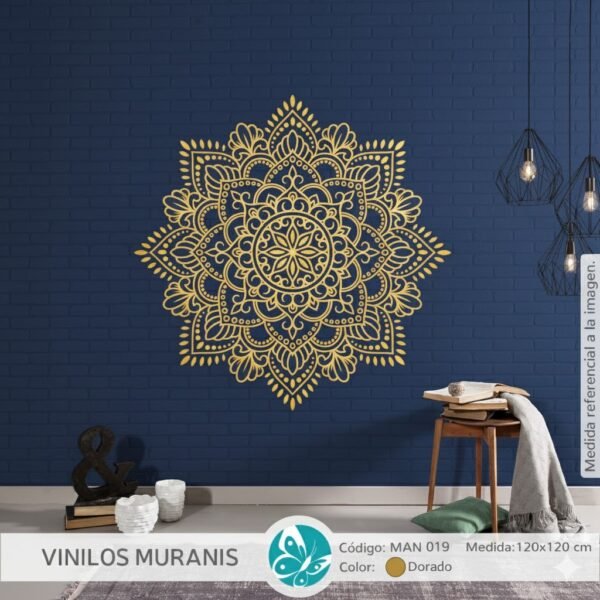 Vinilo Decorativo Mandala de Profundidad | Vinilos Muranis Chile