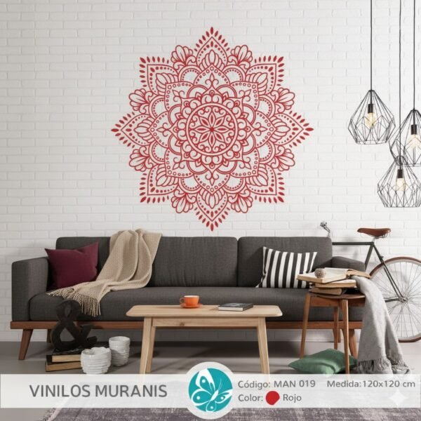 Vinilo Decorativo Mandala de Profundidad | Vinilos Muranis Chile