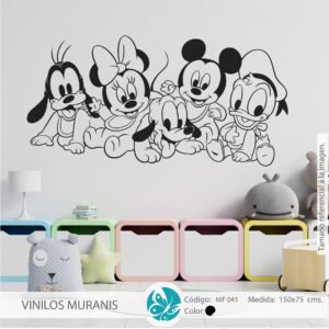Vinilo Decorativo Elefante y Conejo | Vinilos Muranis Chile