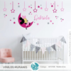 Vinilo Decorativo Minnie Bebé en Luna | Vinilos Muranis
